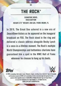 2020 Topps Chrome WWE - X-Fractor #64 The Rock Back