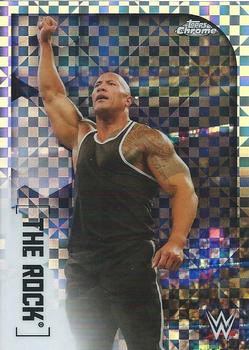 2020 Topps Chrome WWE - X-Fractor #64 The Rock Front