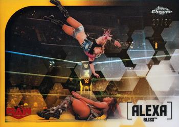 2020 Topps Chrome WWE - Base Image Variations Gold #IV-2 Alexa Bliss Front