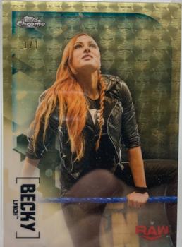 2020 Topps Chrome WWE - Base Image Variations SuperFactor #IV-6 Becky Lynch Front