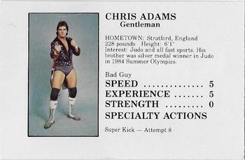 1985 Hemphill & Peek Wrestling Game #NNO Chris Adams Front