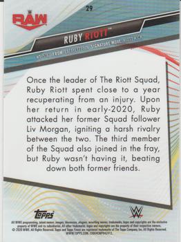 2020 Topps WWE Finest - X-Fractor #29 Ruby Riott Back