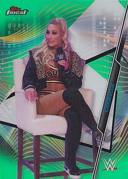 2020 Topps WWE Finest - Green #40 Carmella Front