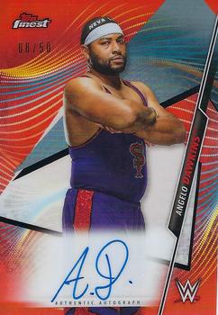 2020 Topps WWE Finest - Finest Autographs Orange #A-AD Angelo Dawkins Front