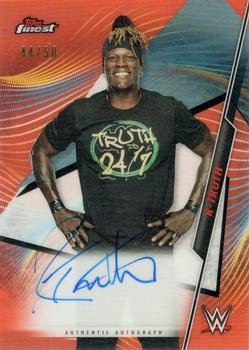 2020 Topps WWE Finest - Finest Autographs Orange #A-RT R-Truth Front