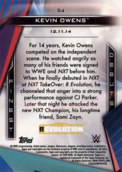 2020 Topps WWE Finest - Finest Debuts #D-4 Kevin Owens Back