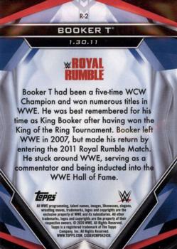 2020 Topps WWE Finest - Finest Returns #R-2 Booker T Back