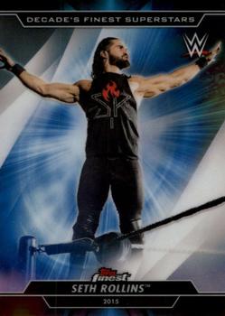 2020 Topps WWE Finest - Decade's Finest Superstars #S-8 Seth Rollins Front