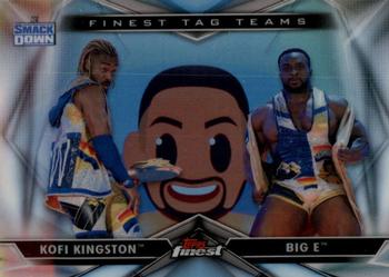 2020 Topps WWE Finest - Finest Tag Teams #TT-8 Big E / Kingston Front