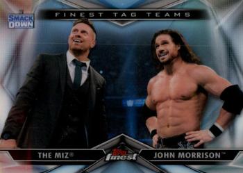 2020 Topps WWE Finest - Finest Tag Teams #TT-9 John Morrison / The Miz Front
