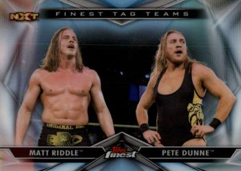2020 Topps WWE Finest - Finest Tag Teams #TT-13 Pete Dunne / Matt Riddle Front