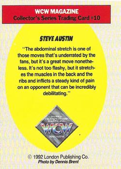 1993 WCW Magazine Collector's Special #10 Steve Austin Back