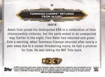 2020 Topps WWE NXT - Bronze #36 Tommaso Ciampa Back