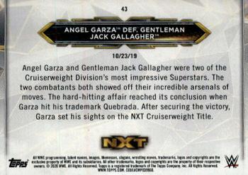 2020 Topps WWE NXT - Bronze #43 Angel Garza / Gentleman Jack Gallagher Back