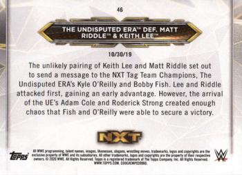 2020 Topps WWE NXT - Bronze #46 The Undisputed ERA / Matt Riddle / Keith Lee Back