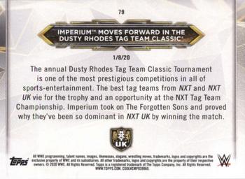 2020 Topps WWE NXT - Bronze #79 Imperium Back