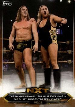 2020 Topps WWE NXT - Bronze #86 The BroserWeights Front