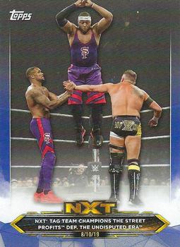 2020 Topps WWE NXT - Blue #15 The Street Profits / The Undisputed ERA Front