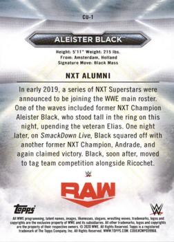 2020 Topps WWE NXT - Called Up #CU-1 Aleister Black Back