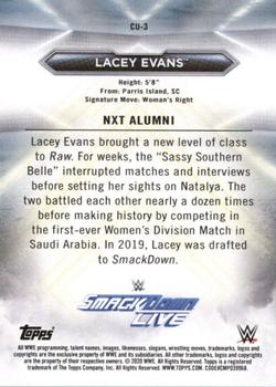 2020 Topps WWE NXT - Called Up #CU-3 Lacey Evans Back