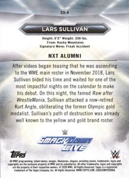 2020 Topps WWE NXT - Called Up #CU-4 Lars Sullivan Back