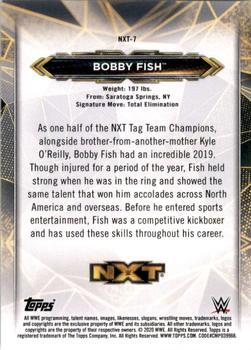 2020 Topps WWE NXT - NXT Roster #NXT-7 Bobby Fish Back