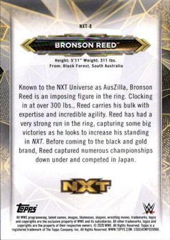 2020 Topps WWE NXT - NXT Roster #NXT-8 Bronson Reed Back