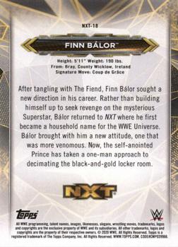2020 Topps WWE NXT - NXT Roster #NXT-18 Finn Bálor Back