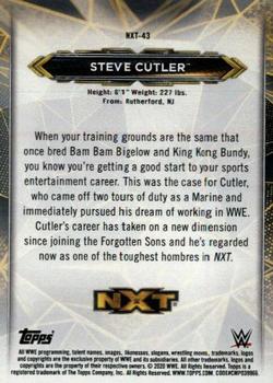 2020 Topps WWE NXT - NXT Roster #NXT-43 Steve Cutler Back