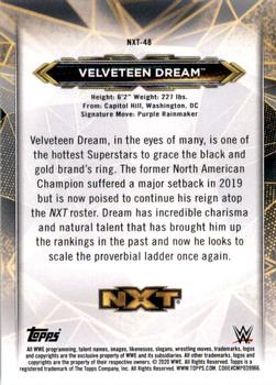 2020 Topps WWE NXT - NXT Roster #NXT-48 Velveteen Dream Back