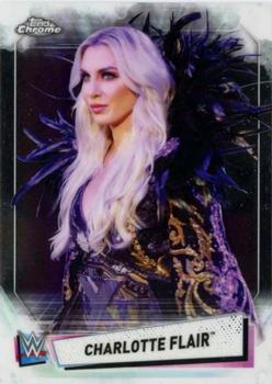 2021 Topps Chrome WWE #12 Charlotte Flair Front
