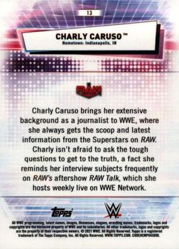 2021 Topps Chrome WWE #13 Charly Caruso Back