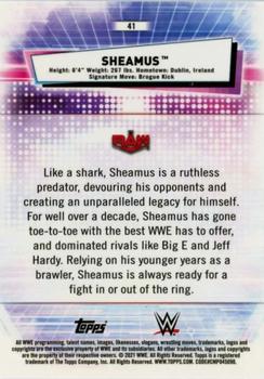 2021 Topps Chrome WWE #41 Sheamus Back