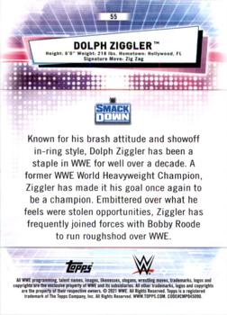 2021 Topps Chrome WWE #55 Dolph Ziggler Back