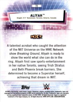 2021 Topps Chrome WWE #73 Aliyah Back