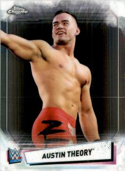2021 Topps Chrome WWE #74 Austin Theory Front