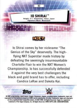 2021 Topps Chrome WWE #83 Io Shirai Back