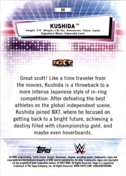 2021 Topps Chrome WWE #88 Kushida Back