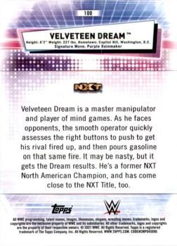 2021 Topps Chrome WWE #100 Velveteen Dream Back