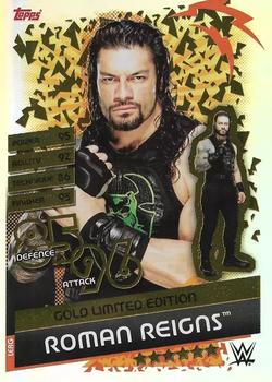 2020 Topps Slam Attax WWE Reloaded - Gold Limited Edition #LERG Roman Reigns Front