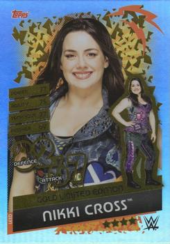2020 Topps Slam Attax WWE Reloaded - Gold Limited Edition #LEXD Nikki Cross Front