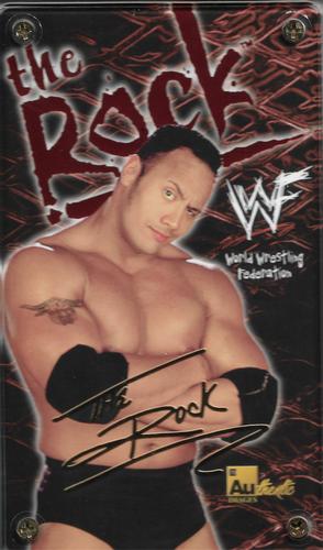 2000 Authentic Images WWF The Rock Limited Edition Commemorative #NNO The Rock Front