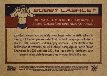 2021 Topps Living WWE #7 Bobby Lashley Back