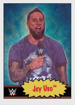 2021 Topps Living WWE #13 Jey Uso Front