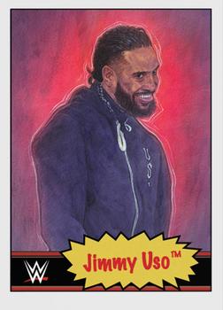 2021 Topps Living WWE #14 Jimmy Uso Front