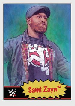 2021 Topps Living WWE #17 Sami Zayn Front