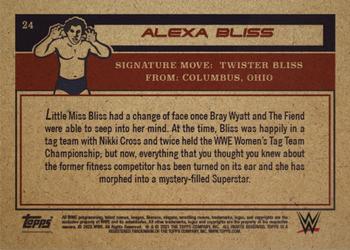 2021 Topps Living WWE #24 Alexa Bliss Back