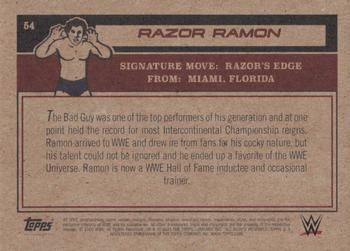 2021 Topps Living WWE #54 Razor Ramon Back