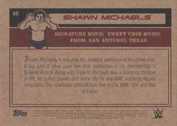 2021 Topps Living WWE #95 Shawn Michaels Back