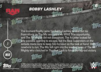 2021 Topps Now WWE #6 Bobby Lashley Back